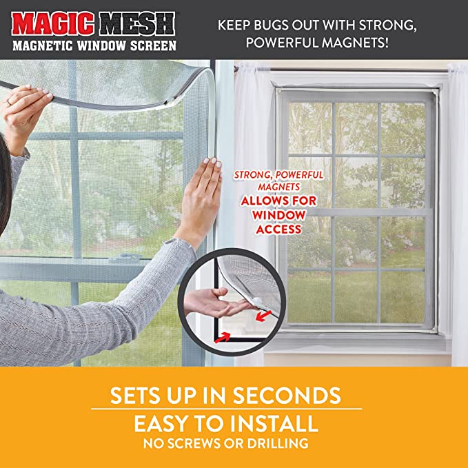 New Magic Mesh - Magnetic Anti Mosquito net Door Window Curtain