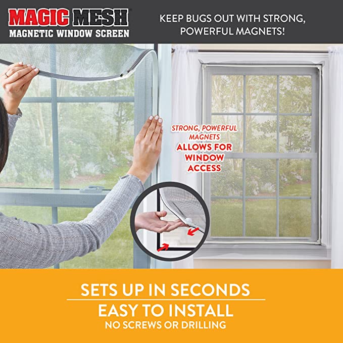 Magic Mesh® | Magic Mesh Magnetic Window Screen